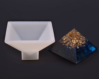 95mm Pyramid resin molds-Energy Pyramid Silicon Mold-Orgonite Silicon mold-Craft mold-Home Decoration-Epoxy Resin Mold