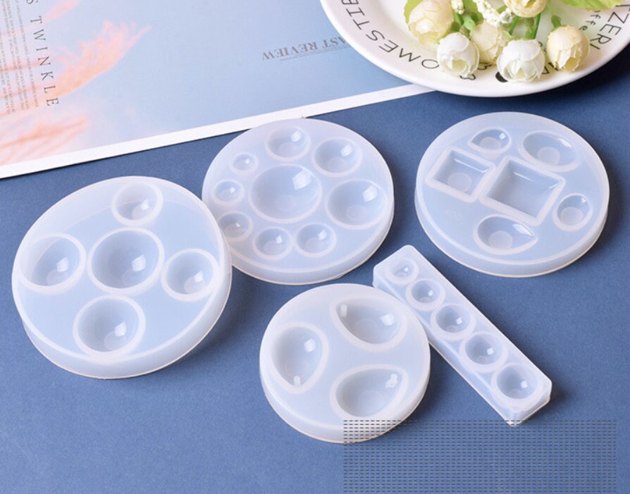 Silicone Resin Mold, Raindrop Mold, Tear Drop Water Drop Silicone Two Part  3D Mold, for Use With UV Resin From Japan 