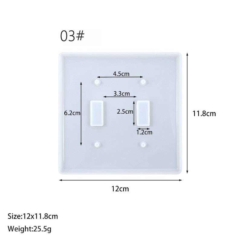Small Ree Switch Cover 6 Styles Light Switch Covers Resin Mold-light Switch Plate-light Outlet ...