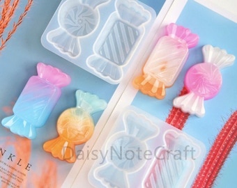 Stampo in silicone caramelle Kawaii-Stampi in resina dolce carina-Stampo pendente portachiavi in resina-Stampo caramelle cartoon-Stampo cioccolato siliconico-Stampo fondente
