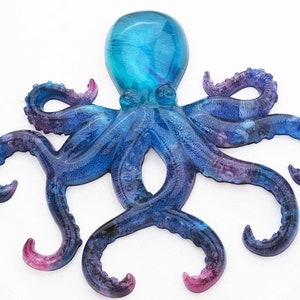 Grote siliconen octopus schimmel-Kwallen hars mal-Epoxy hars zeeleven schimmel-Hars ambachtelijke mal-Silicium mal-Epoxy hars mal