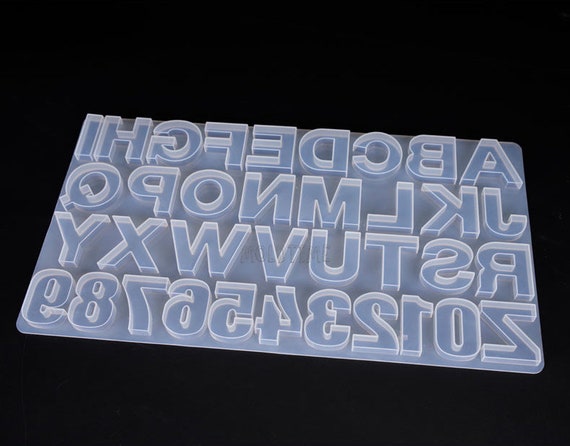 Uppercase Alphabet Letter Mold-silicone Mold for Resin-molds for  Earrings-resin Molds for Jewelry Pendant-eearring Pendant Mold 