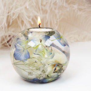 Large Round Ball Candlestick Resin Mold-crystal Spherical Candle Holder ...