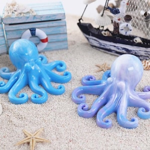 3D Oktopus Harz Form-Silikon Oktopus Gießform-Oktopus Kerzenform-Oktopus Lampenform Epoxidharz Oktopus Gießform-Desktop Dekoration Harz Gießform