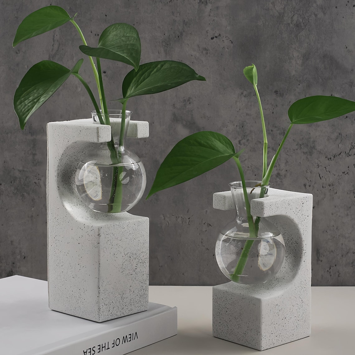 Geometry Pot Rectangular Flower Pot Silicone Mold-test Tube Vase Resin Mold-geometry ...