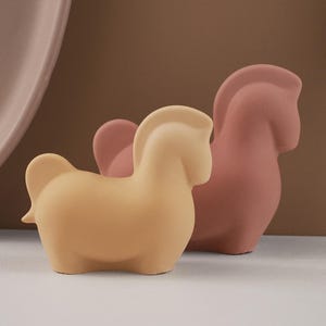 3D Horse silicone mold-Small and large horse resin mold-Silicone cartoon horse candle mold-Concrete cement jesmonite horse mold