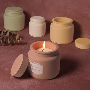 Dark Mask Skull Candle Holder Silicone Mold DIY Make Resin Concrete Plaster Candle Holder Home Decoration Tool