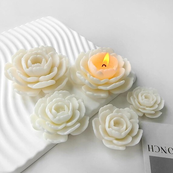 Moule Silicone Bougie – Bouquet De Fleurs 3D Chrysanthème – Fantasy – Neuf
