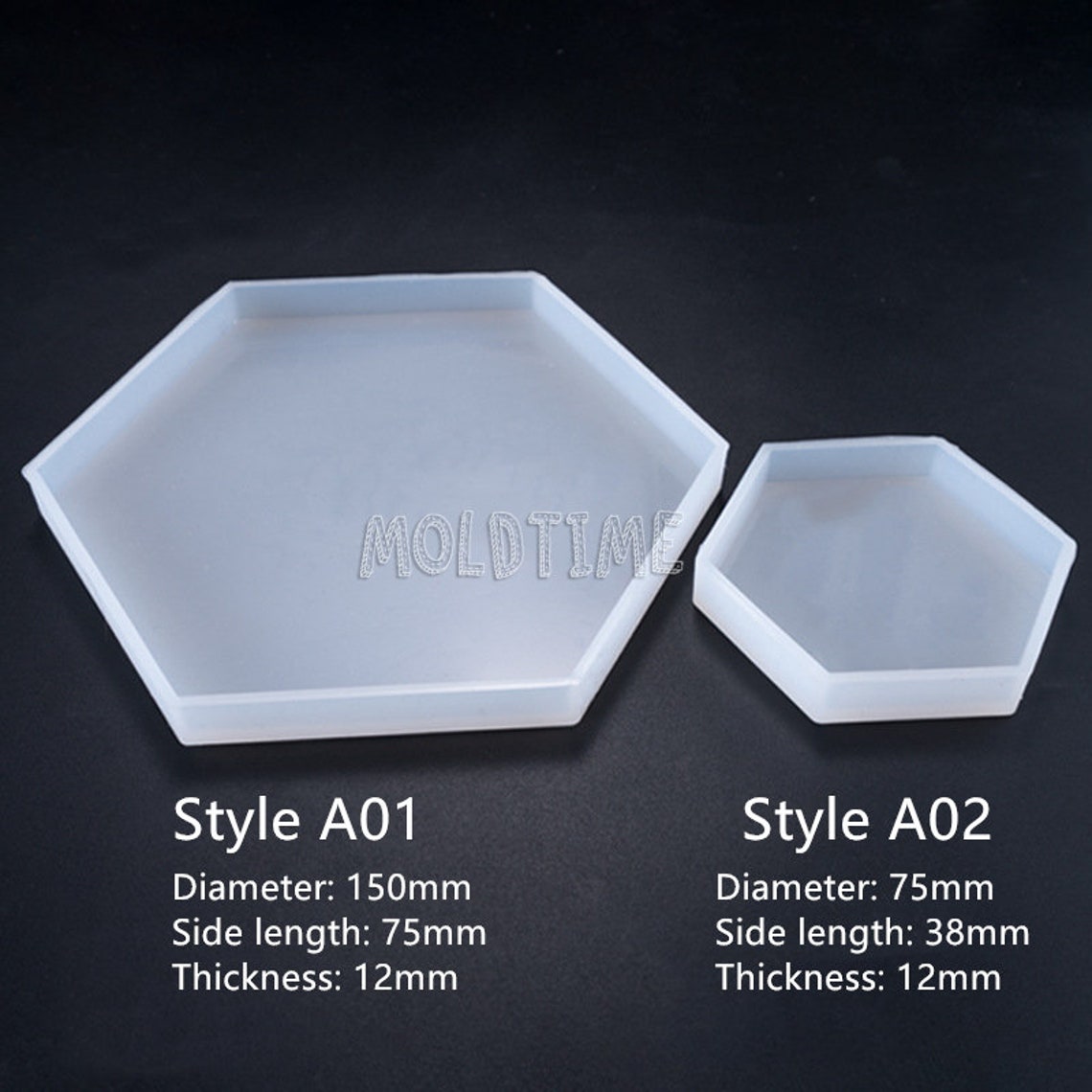 Hexagon Silicone Coaster Moldsilicone Mold for Resin Etsy Australia