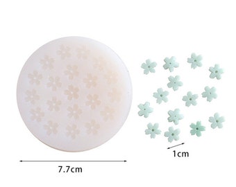 Liten Sakura silikonform - Sakura pärlor resinform - Silikonform för tårtdekoration - Resinform för blommor