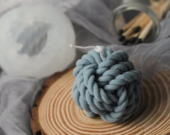 NEW 3D Wool Ball Mold,Woolen Yarn Shape Aromatherapy Candle Mold,Mousse Cake Mold,Soap Candle Silicone Mold,Candle Mold Candle Craft
