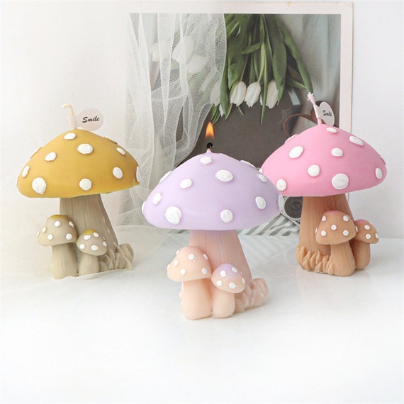 Stampo in silicone a forma di fungo,Stampo in silicone a forma di fungo, Stampo in silicone per colata di funghi | Stampi per caramelle, fondente vegetale ai funghi, stampo per ciondoli a forma
