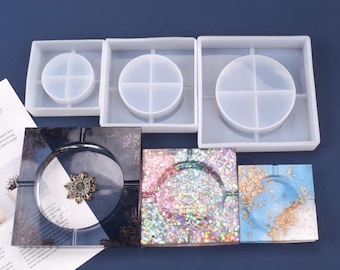 Akozon Moules En Résine Pour Cendrier Cendrier Moule En Silicone Multi Usage Facile à Démouler