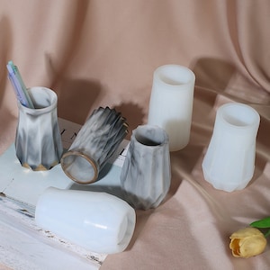 vase silicone mold-faceted vase resin mold-small vase mold-Vase silicon mold-Crystal vase mould-epoxy resin mold-resin craft mold