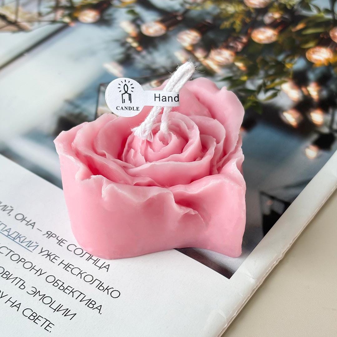 Stampo In Silicone A Forma Di Cuore Con Rose - Per Candele, Resina E Sapone, Riutilizzabile - Foto 3