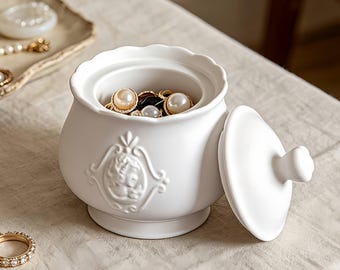 Nordic Candle Jar Silicone Mold-Concrete Jewelry Trinket Box Mold Resin Storage Box Mold Plaster Jesmonite Candle Vessel Mold-DIY Home Decor