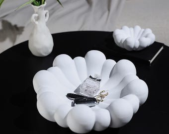 Clouds Bowl Candle Silicone Mold-Bubbles Candle Tray Resin Mold-Irregular Succulent Planter Pot Mold-Concrete Cement Plaster Tray Mold