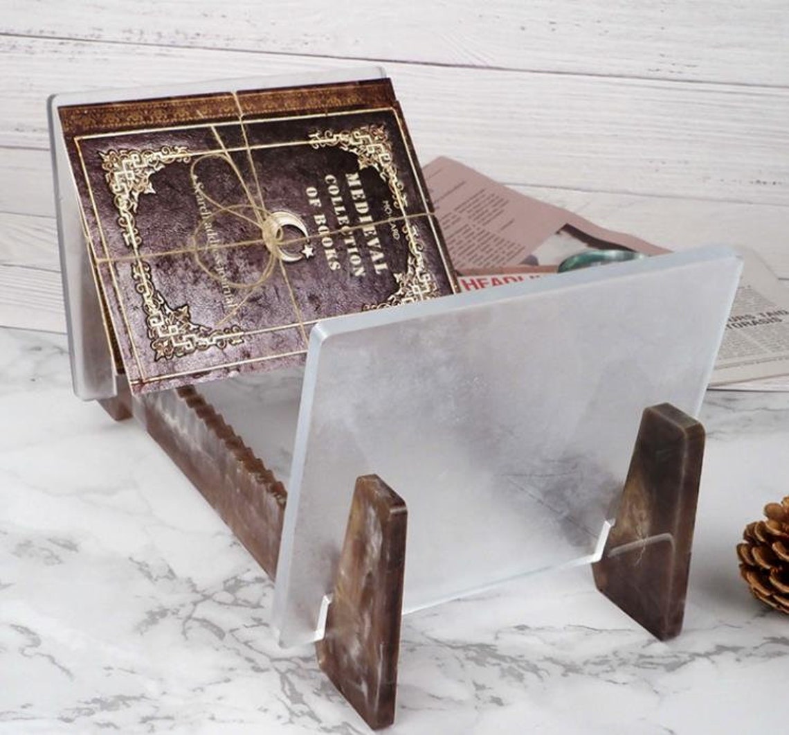 Book Shelf Resin Mold Dvds Storage Shelf Mold Desktop Etsy
