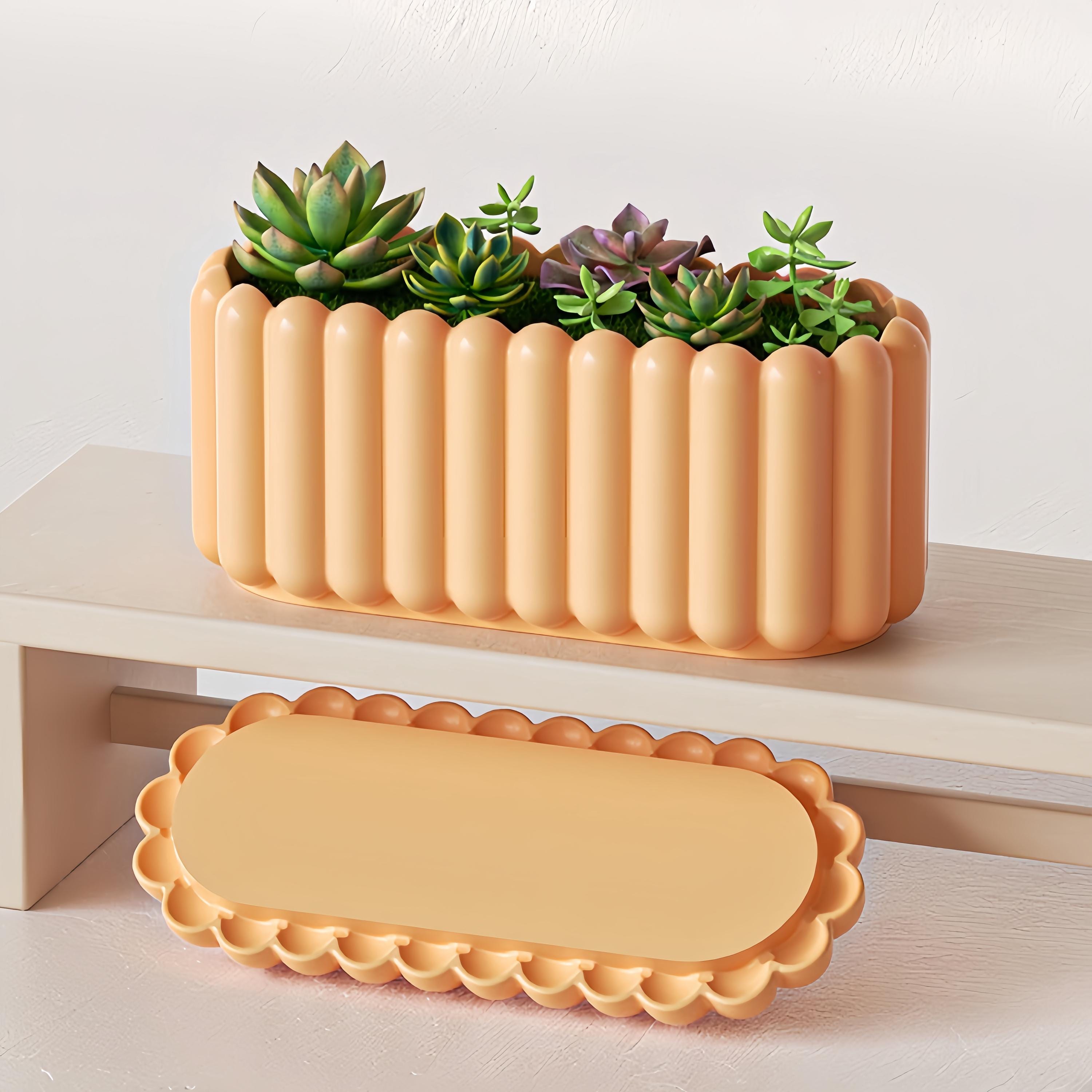 楕円形の植木鉢 - Etsy 日本