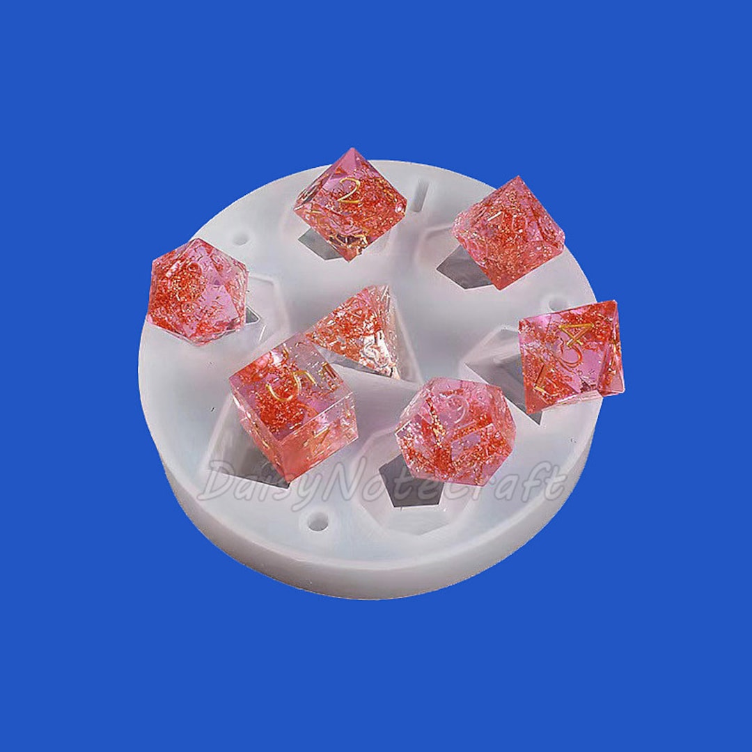 New DND Dice Mold Setsilicone Molds for Resin Sharp Dice DIYD20 D10