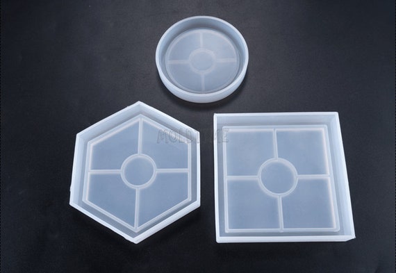 Round/square Silicone Coaster Mold-silicone Mold for Resin Coaster