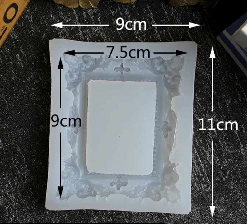 Silikonform Fotorahmen Für Harzguss - Rechteckige Form Für Epoxid Harz