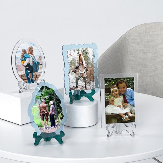 Stampi per cornici irregolari ovali rettangolari, stampi per cornici per album fotografici in piedi, cornice per foto in silicone in resina personalizzata Stampi per resina epossidica - Italia
