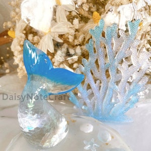 large Coral Silicone Mold-Crystal Coral Resin Mold-Fish tail glue Silicone Mold-Jewelry Craft Mold-Underwater world decoration mold