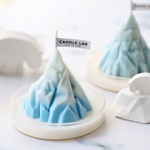 3D Snow Mountain Candle Silicone Mold-Iceberg Peak Resin Mold-Volcano Candle Mold-Mountain Peak Candle Mold-DIY Mousse Cake Decoration Mold