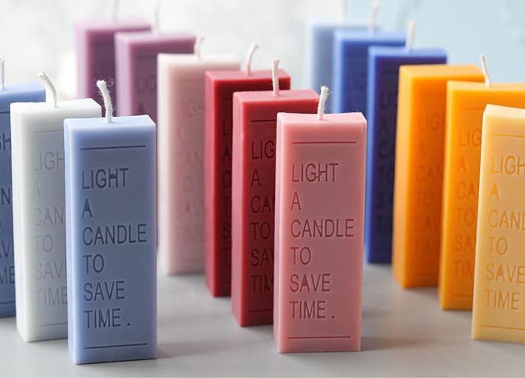 Rectangle Candle Moldsilicone Candle Moldcandle Molds for Etsy