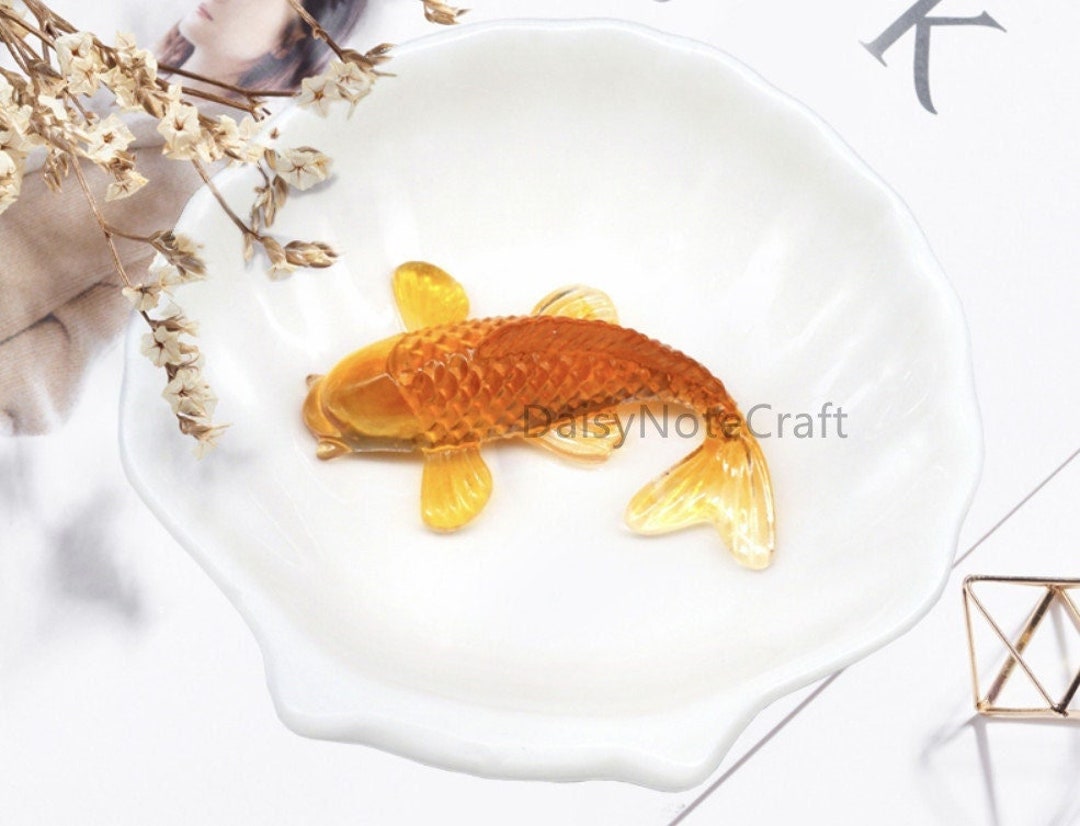 Nifocc 2 stuks koi vis epoxyhars mal hars mal koi vis gietvorm kristal gietvorm karper siliconen mal sieraden siliconen vormen voor doe-het-zelf knutselen bonsai sleutelhanger halsketting hanger