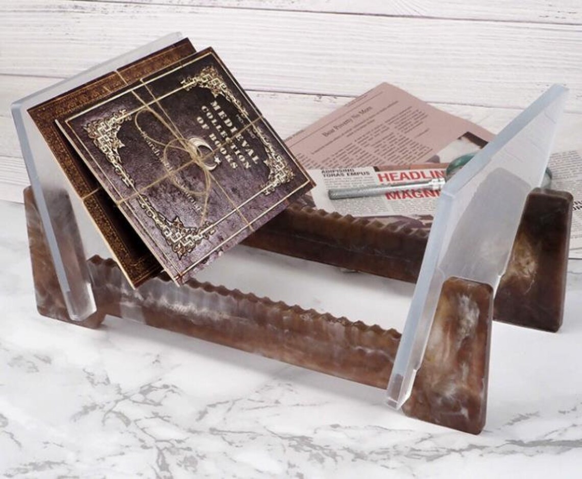 Book Shelf Resin Mold Dvds Storage Shelf Mold Desktop Etsy