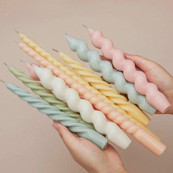 Stripe Long Rod Acrylic Candle Mold Diy Plastic Molds for