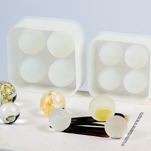 Round Ball Silicone Mold Epoxy Resin Jewelry Making Craft Resin mold
