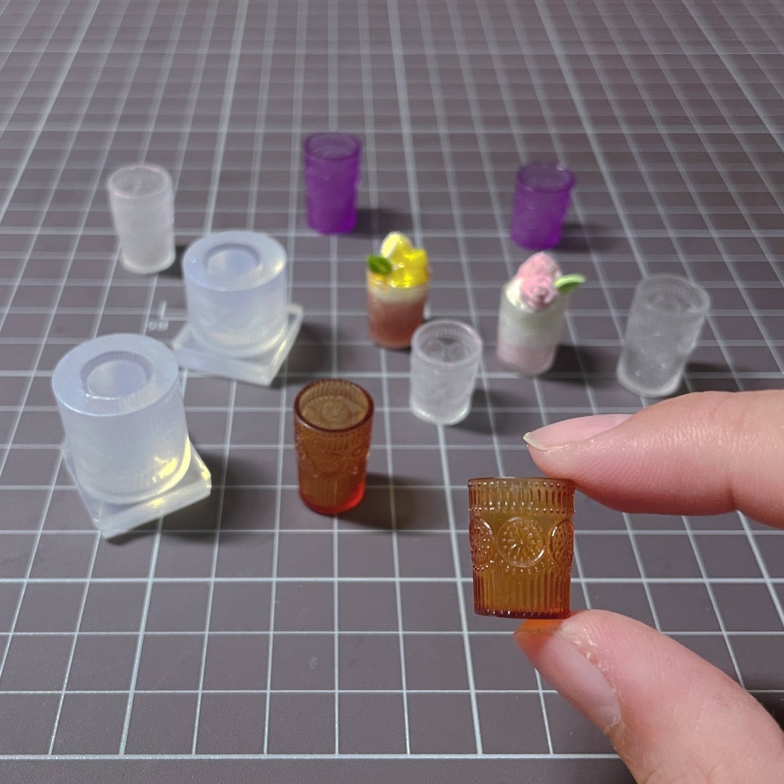 Beautiful Patterned Cup Silicone Mold-drink Cup Resin Mold-beer Mug ...