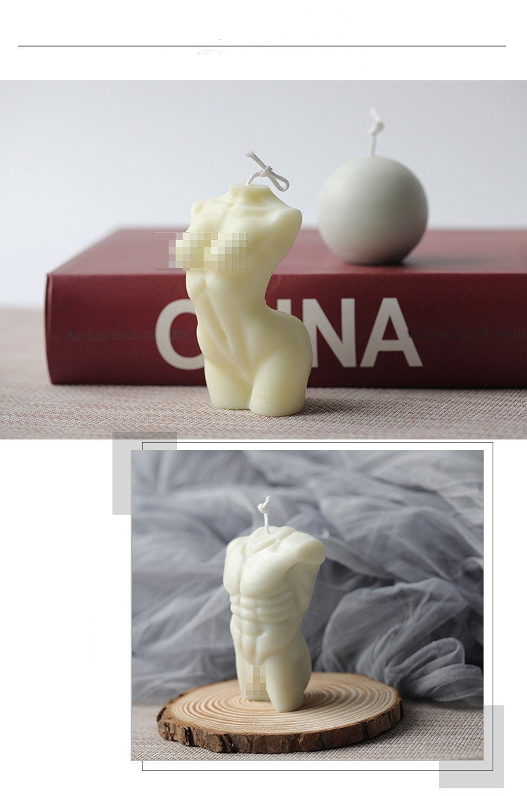 Silicone sexy body candle moldWoman body moldMan body Etsy