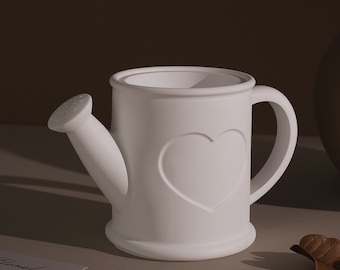 Watering can flower vase silicone mold-Watering can storage jar resin mold-Concrete candle vessel mold-Cement Jesmonite container mold