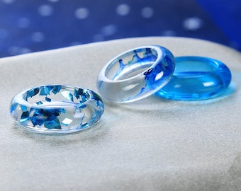 Nuevos moldes de resina de silicona de 16 mm 17 mm de 18 mm - Molde de tela de joyería de resina para anillo - Molde de silicona de anillo