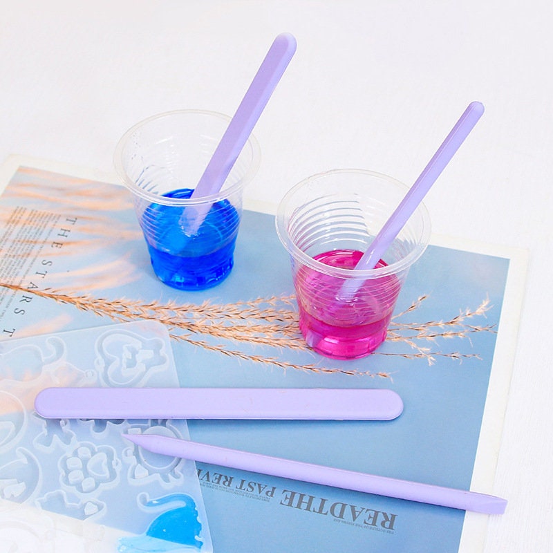 Set Di 8 Pennelli In Silicone Per Resina Epossidica - Morbidi, Riutilizzabili, Anticalore - Per Glitter, Colla, Vernici E Argilla