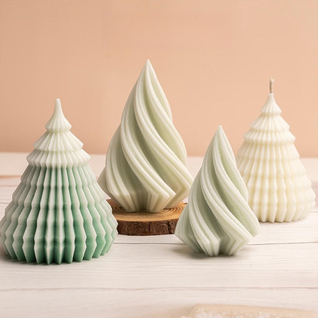 Moule à Bougie En Silicone Longue Moule Cylindrique Long 3D Moule Pour