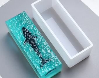 Grote rechthoek siliconen mal-Cuboid hars schimmel-geometrische kunst schimmel-Micro landschap decor schimmel-huisdecoratie schimmel