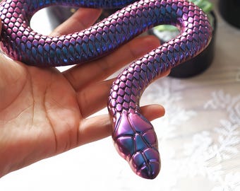 3D Snake Silicone Mold-4 Styles Snake Resin Molds-Large Snake Wall Home Decor Mold-Snake Earring Mold-Epoxy Resin Art Mold
