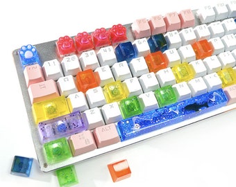 シリコンキーキャップモールド - キーキャップ樹脂モールド - メカニカルキーボードキーキャップモールド - キーキャップシリコンモールド - DIYキーキャップ用品 - エポキシ樹脂モールド