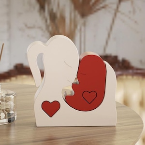 Puzzle Silicone Mold-Mother and Baby Puzzle Resin Mold-Maternal Love Plaster/Concrete Mold-Mom and Baby Candle Mold-Epoxy Resin Art Mold