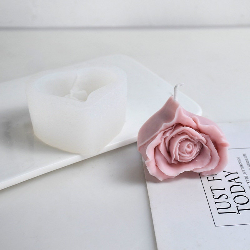 Rose Flower Ball Candle Mold-flower Sphere Candle Silicone Mold