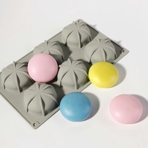 Round Soap Silicone Mold-Circle Soap Mold-Round Mousse/Cake/Chocolate Mold-Handmade Soap Mold-Aroma Candle Soap Mold