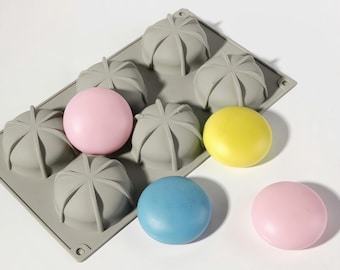 Round Soap Silicone Mold-Circle Soap Mold-Round Mousse/Cake/Chocolate Mold-Handmade Soap Mold-Aroma Candle Soap Mold