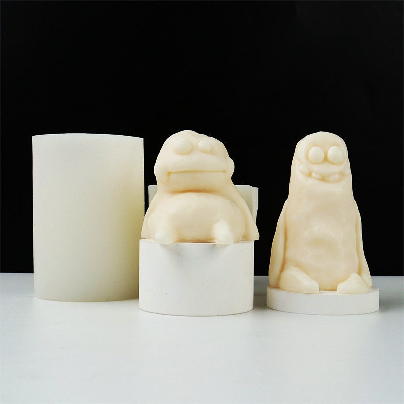 Large the Monster Resin Moldclay Figurine Silicone Moldclay Etsy