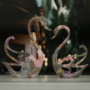 Large swan resin molds-Swan silicone mold-Swan plaster/cement/concrete mold-Silicon Mold for gift making-Home/Desktop decoration mould