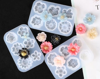 Small Flower Silicone Mold-Daisy Resin Mold-DIY Sunflower Decoration Mold-Flower Jewelry Making Mold-Epoxy Resin Crafts Mold